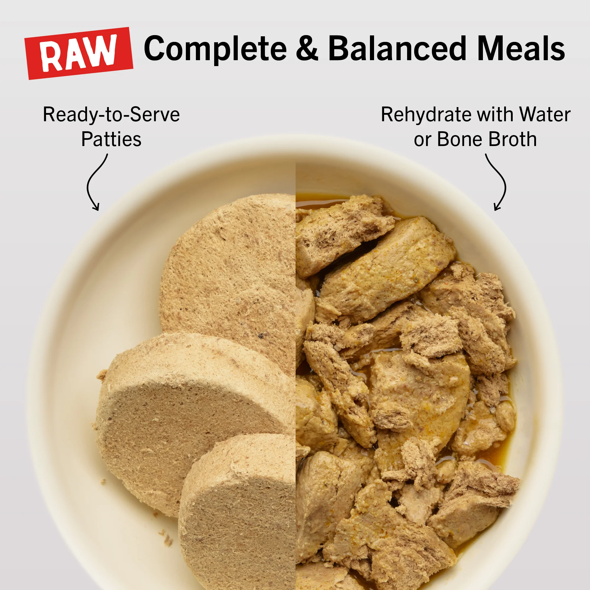 Chicken & Salmon Freeze-Dried Raw Dinner Patties for Puppies - Image 3