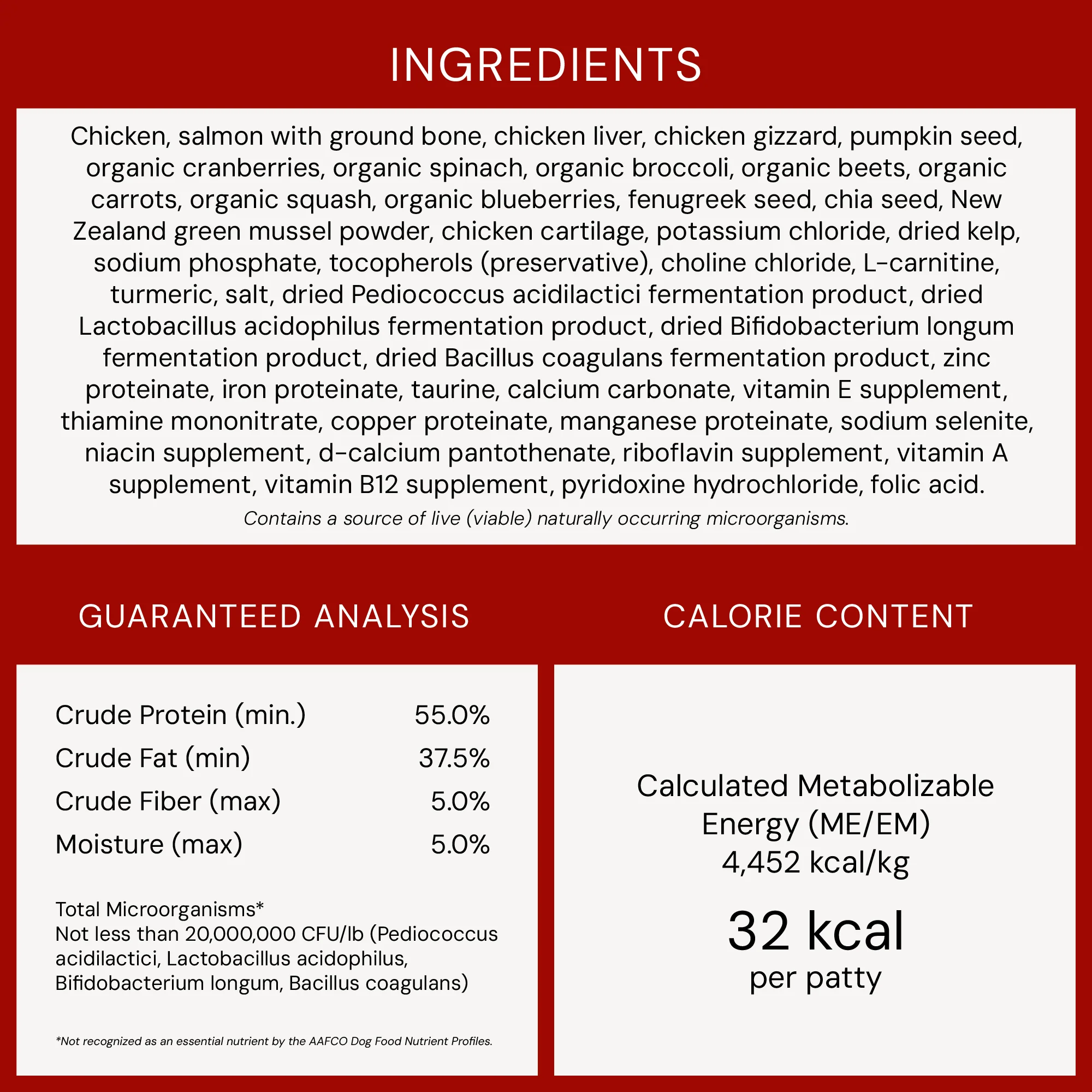 Chicken & Salmon Freeze-Dried Raw Dinner Patties for Puppies - Image 11