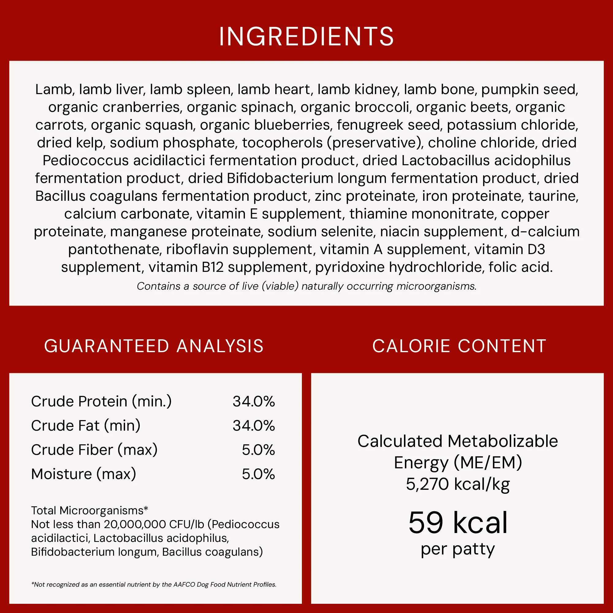 Dandy Lamb Freeze-Dried Raw Dinner Patties for Dogs - Image 12