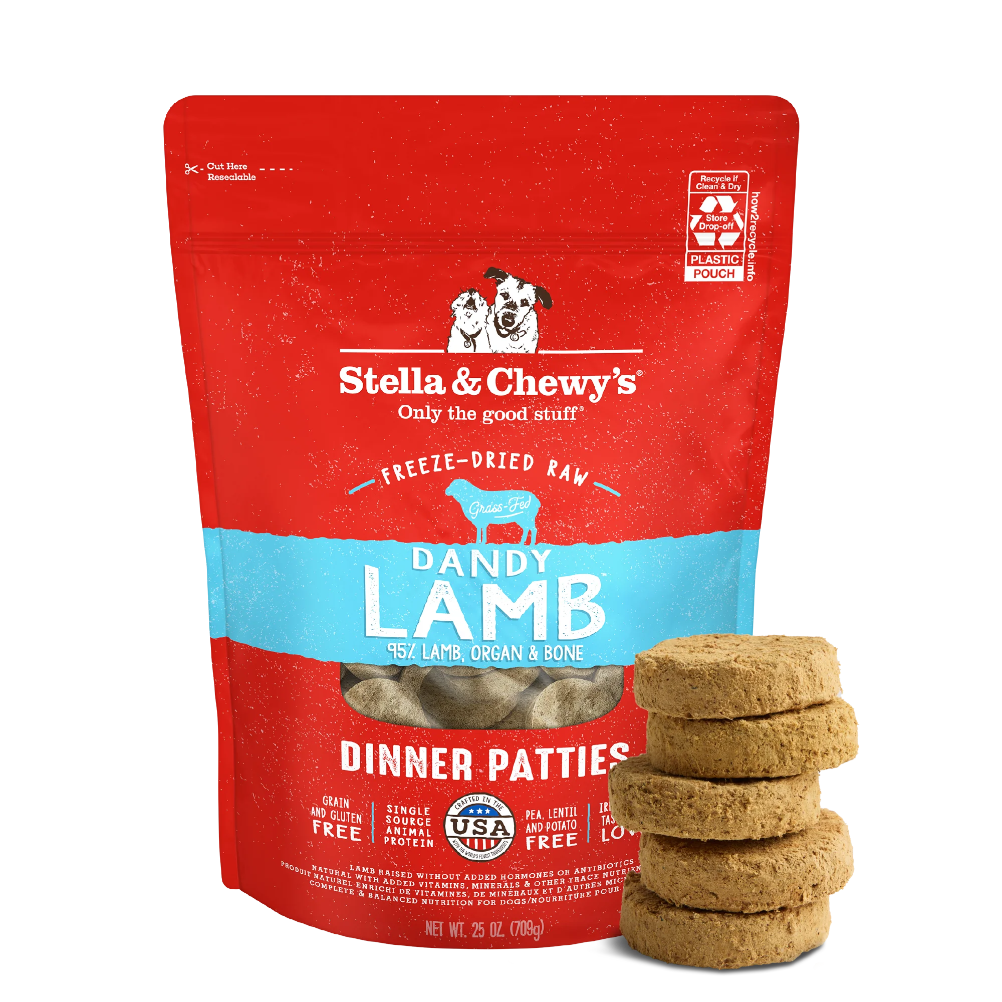 Dandy Lamb Freeze-Dried Raw Dinner Patties for Dogs - Image 3