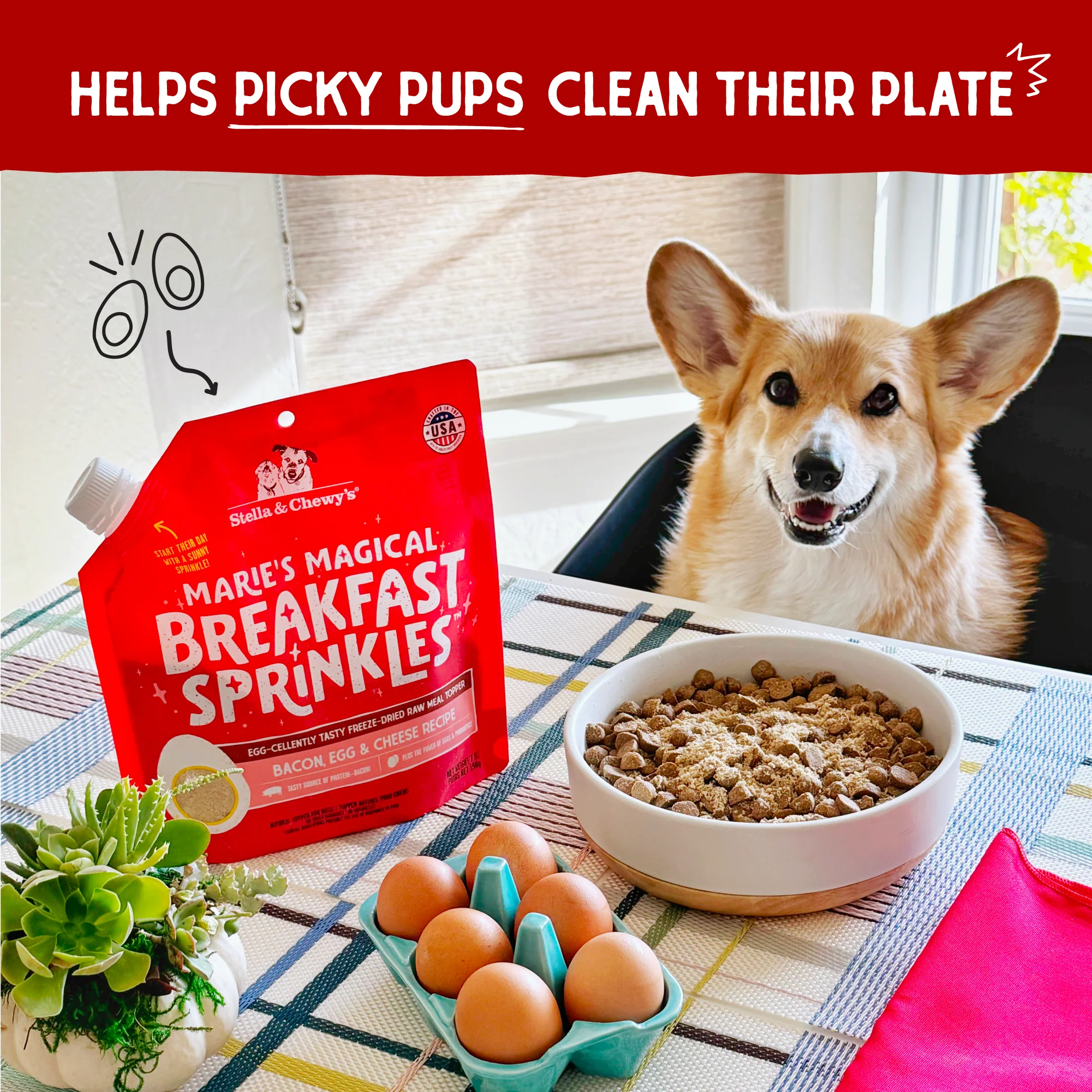 Marie’s Magical Breakfast Sprinkles Bacon, Egg & Cheese for Dogs - Image 11