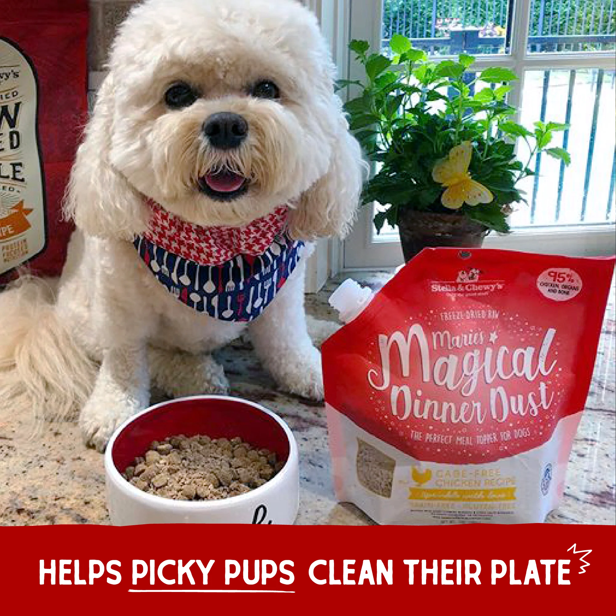 Marie’s Magical Dinner Dust Cage-Free Chicken for Dogs - Image 11