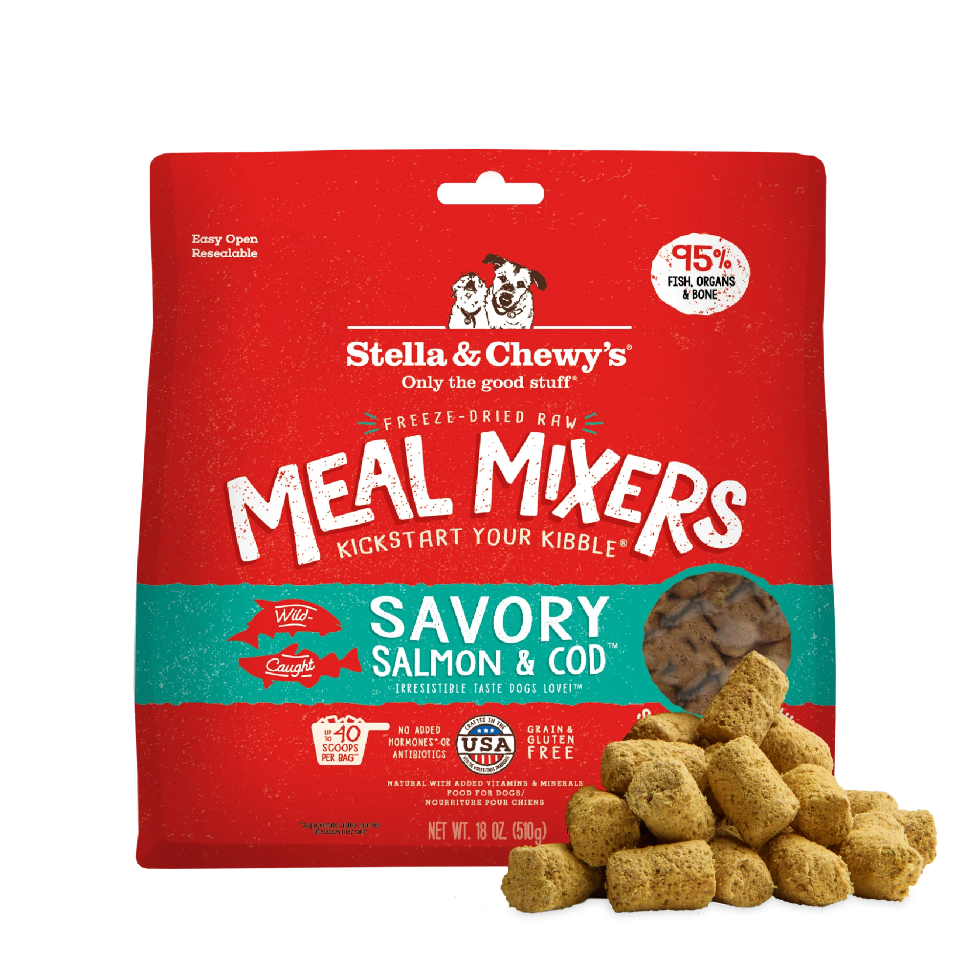 Savory Salmon & Cod Meal Mixers for Dogs - Image 3