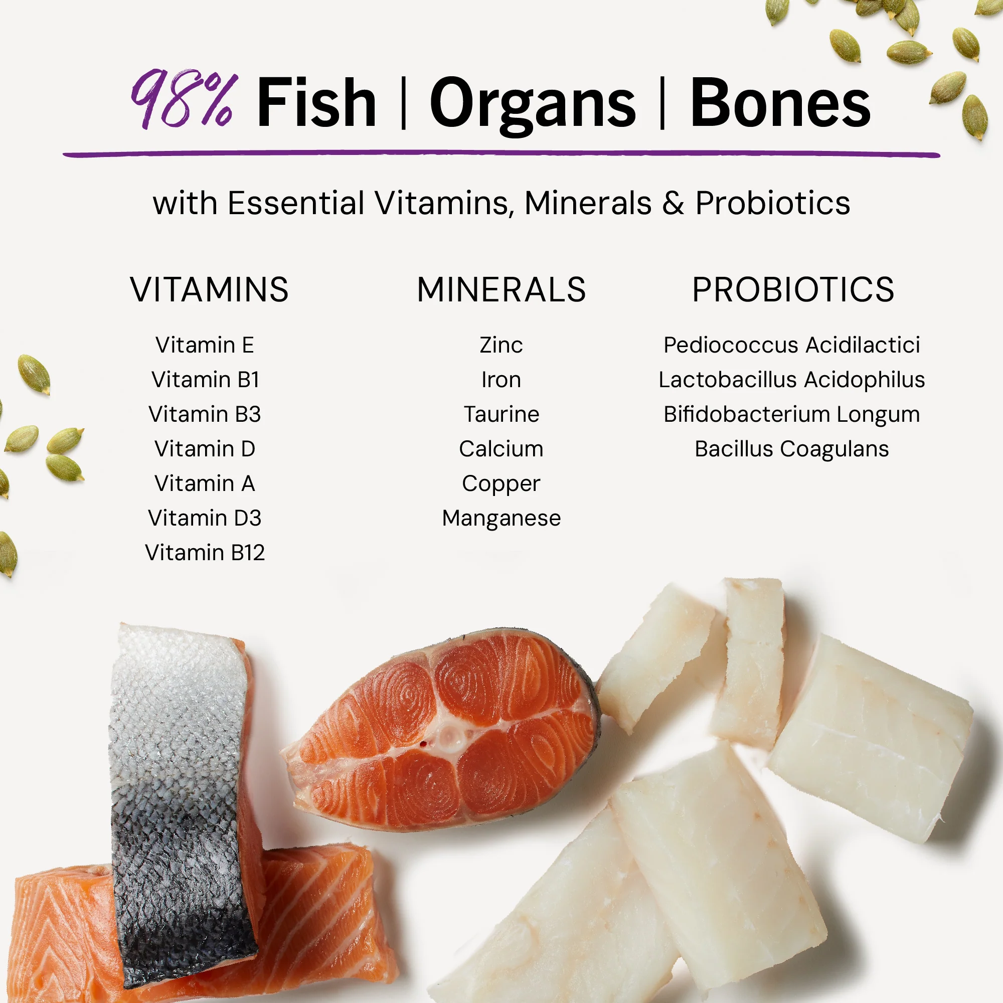 Sea-Licious Salmon & Cod Freeze-Dried Raw Dinner Morsels for Cats - Image 10