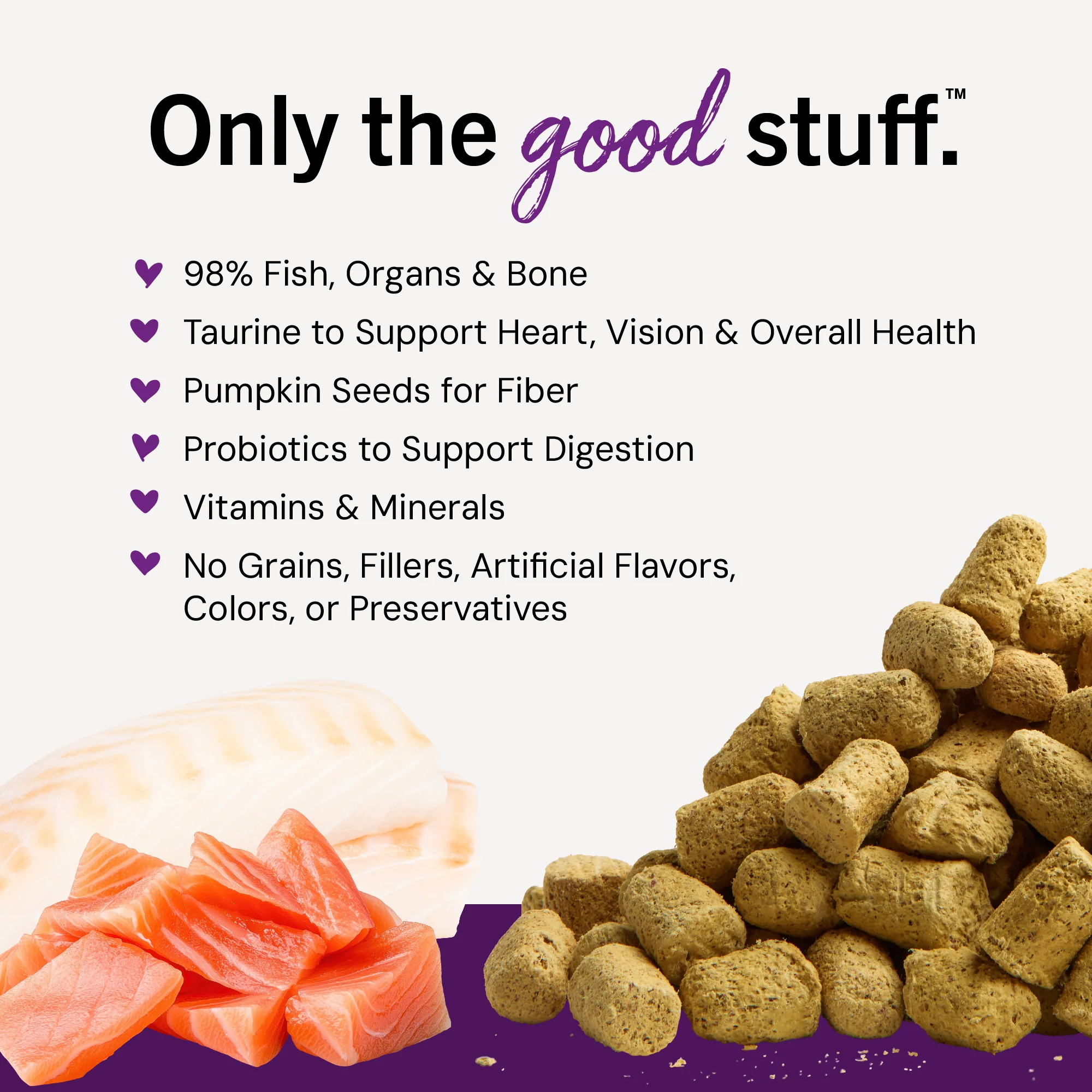 Sea-Licious Salmon & Cod Freeze-Dried Raw Dinner Morsels for Cats - Image 5