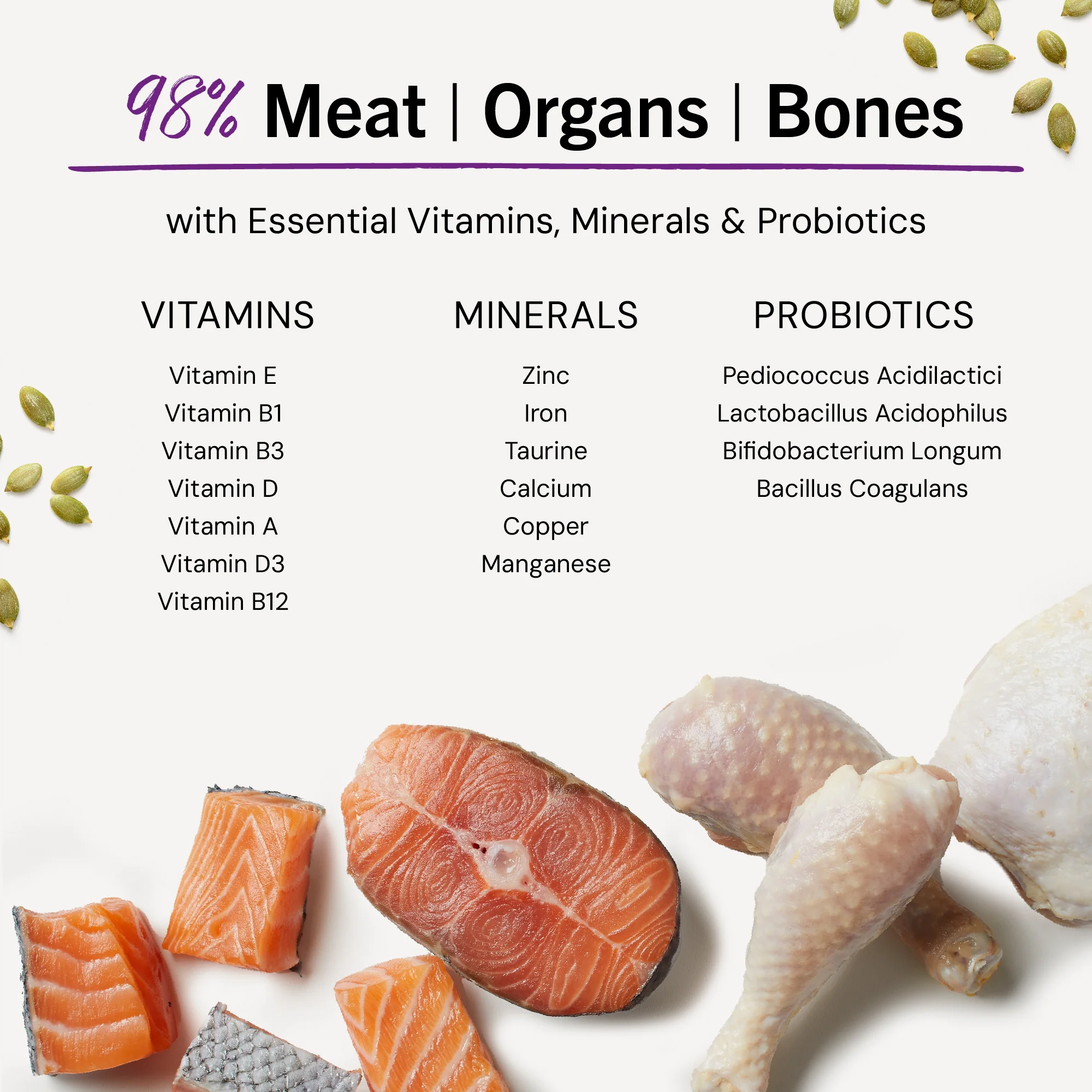 Yummy Lickin’ Salmon & Chicken Freeze-Dried Raw Dinner Morsels for Cats - Image 10